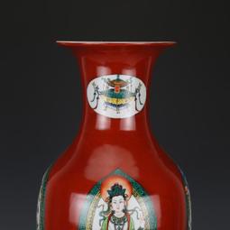 大清乾隆祭紅釉葫蘆瓶古董古玩收藏真品包老保真老物件老貨瓷器 歷史價格詳細信息