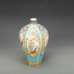 古董古玩瓷器收藏大清雍正年制粉彩壽桃紋瓶38/24老物件包老舊貨 歷史價格詳細信息