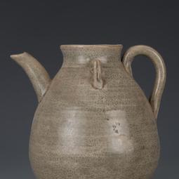 五代越窯秘色瓷刻花雙耳瓶 古董古玩收藏品 古瓷器 全手工 雜項 歷史價格詳細信息