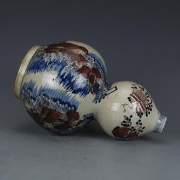 古董古玩瓷器清代康熙青花嬰戲圖柴窯手繪筆筒收藏老物件文房器 歷史價格詳細信息