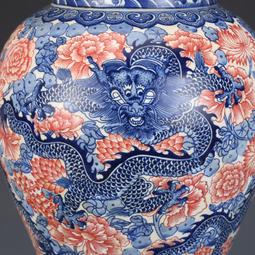 大清乾隆青花釉里紅萬花玉壺春瓶古董古玩收藏真品包老包真老物件 歷史價格詳細信息