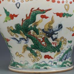 大明宣德五彩魚藻紋綬帶扁瓶 仿古瓷器 舊貨老貨 古董古玩 收藏品 歷史價格詳細信息