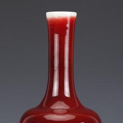 大清康熙祭藍五彩花鳥紋觀音瓶 仿古瓷器古董真品古玩收藏擺件 歷史價格詳細信息