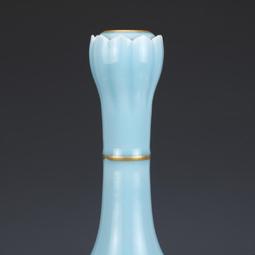 大清乾隆藍釉哥窯如意瓶 仿古瓷器古董古玩包老保真收藏品擺件 歷史價格詳細信息