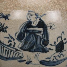 明青花釉里紅靈芝紋高腳杯仿古瓷器古董古玩舊貨老貨收藏品擺件 歷史價格詳細信息