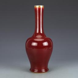 大清康熙祭藍五彩花鳥紋觀音瓶 仿古瓷器古董真品古玩收藏擺件 歷史價格詳細信息