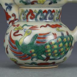 大明成化斗彩龍鳳紋杯仿古瓷器古董古玩包老保真收藏真品老貨 歷史價格詳細信息