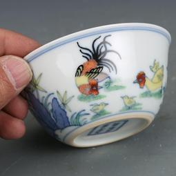 大清雍正斗彩龍鳳紋杯古董古玩包老保真收藏真品老物件老貨瓷器 歷史價格詳細信息