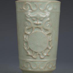 宋汝窯粉青釉龍型雕塑瓷 仿古瓷器古董古玩收藏珍品 包老保真擺件 歷史價格詳細信息