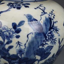 大清康熙青花花卉紋大花觚古董古玩收藏品真品包老保真老貨老瓷器 歷史價格詳細信息