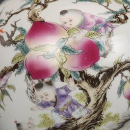 大清同治粉彩山水人家水盂古瓷器古董古玩舊貨老貨文房用品收藏 歷史價格詳細信息