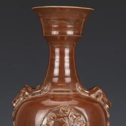 宋定窯紫金釉雞首壺 古瓷器古董古玩收藏真品包老保真 歷史價格詳細信息