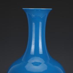 大清乾隆藍釉哥窯如意瓶 仿古瓷器古董古玩包老保真收藏品擺件 歷史價格詳細信息