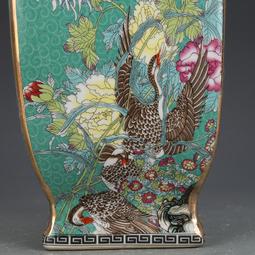 古董古玩老瓷器花瓶 清乾隆祭蘭鎏金壽字包銅回流尊瓶 老物件收藏 歷史價格詳細信息