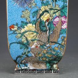 古董古玩老瓷器花瓶 清乾隆祭蘭鎏金壽字包銅回流尊瓶 老物件收藏 歷史價格詳細信息