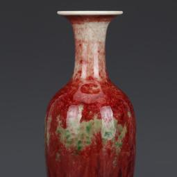 大清康熙豇豆紅搖鈴尊 景德鎮仿古瓷器古董古玩老貨收藏真品 歷史價格詳細信息