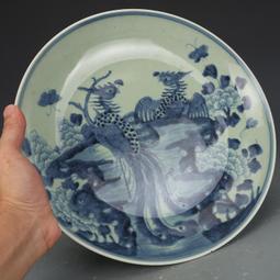 大清康熙青花狩獵圖觀音瓶 仿古瓷器 舊貨老貨 古董古玩 收藏品 歷史價格詳細信息