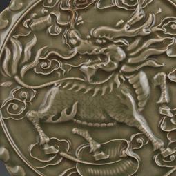 宋龍泉窯粉青釉鳳耳瓶 古董古玩收藏品真品 仿古瓷器 宋瓷擺件 歷史價格詳細信息