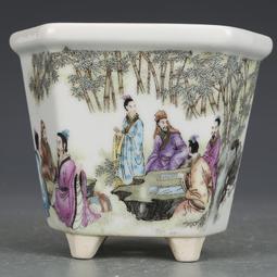 仿古瓷杯--粉彩詩文雞缸杯(一組六個)附錦盒 結婚禮物 歷史價格詳細信息