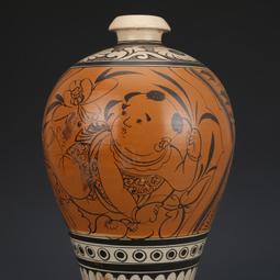 宋磁州窯彩繪壽星擺件 古董古玩 老貨舊貨 宋瓷收藏 宋八大窯系 歷史價格詳細信息