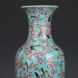 大清雍正胭脂紅描金浮雕昆蟲玉壺春瓶 仿古瓷器古董古玩收藏真品 歷史價格詳細信息