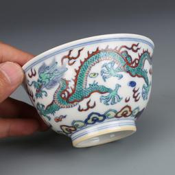 古玩 老貨老龍鳳戲珠手鐲一對，制作的很精致，顏色花紋漂亮，品相尺寸如圖 歷史價格詳細信息