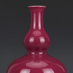 大清雍正胭脂紅描金浮雕昆蟲玉壺春瓶 仿古瓷器古董古玩收藏真品 歷史價格詳細信息