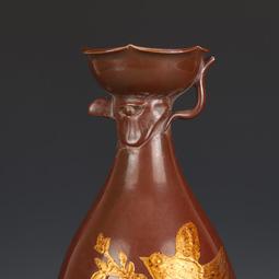 宋定窯紫金釉雞首壺 古瓷器古董古玩收藏真品包老保真 歷史價格詳細信息