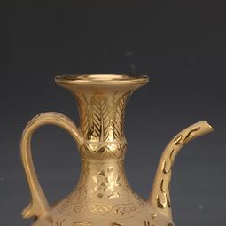 明宣德鎏金龍紋花觚古董古玩收藏真品仿古瓷器擺件老物件舊貨老貨 歷史價格詳細信息