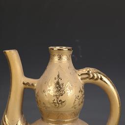 明宣德鎏金龍紋花觚古董古玩收藏真品仿古瓷器擺件老物件舊貨老貨 歷史價格詳細信息