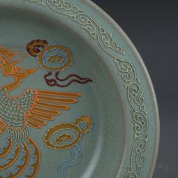 宋汝窯瀝粉戕金麒麟紋洗古董古玩收藏真品瓷器包老保真老物件擺件 歷史價格詳細信息