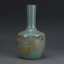 宋汝窯粉青龍騰四海雕塑擺件 古董古玩景德鎮仿古做舊瓷器收藏品 歷史價格詳細信息