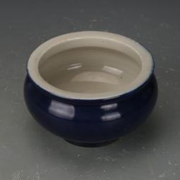 大清康熙祭藍五彩花鳥紋觀音瓶 仿古瓷器古董真品古玩收藏擺件 歷史價格詳細信息