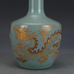 宋汝窯粉青龍騰四海雕塑擺件 古董古玩景德鎮仿古做舊瓷器收藏品 歷史價格詳細信息