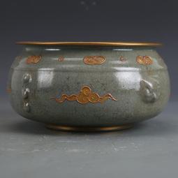 宋汝窯粉青釉龍型雕塑瓷 仿古瓷器古董古玩收藏珍品 包老保真擺件 歷史價格詳細信息