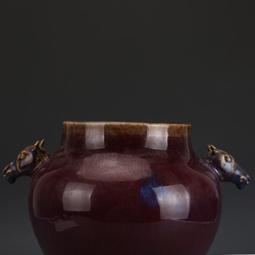 古玩古董官窯老瓷器收藏大清康熙年制霽藍釉瓶 包老包真農村舊貨 歷史價格詳細信息