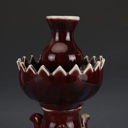 古玩古董官窯老瓷器收藏大清康熙年制霽藍釉瓶 包老包真農村舊貨 歷史價格詳細信息