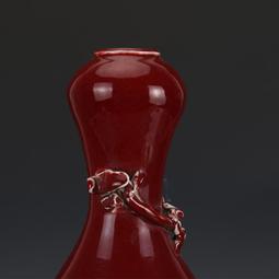 元祭藍開窗釉里紅龍紋罐 古董古玩收藏品 仿古瓷器擺件舊貨老貨 歷史價格詳細信息