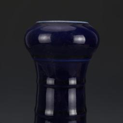 大清乾隆藍釉哥窯如意瓶 仿古瓷器古董古玩包老保真收藏品擺件 歷史價格詳細信息