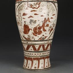 宋磁州窯彩繪壽星擺件 古董古玩 老貨舊貨 宋瓷收藏 宋八大窯系 歷史價格詳細信息