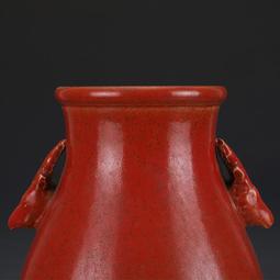 大清康熙豇豆紅搖鈴尊 景德鎮仿古瓷器古董古玩老貨收藏真品 歷史價格詳細信息