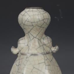 宋哥窯開片葫蘆瓶 古董古玩收藏品真品 仿古瓷器 宋瓷擺件 歷史價格詳細信息