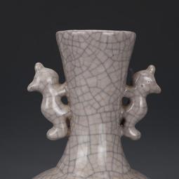 宋哥窯開片葫蘆瓶 古董古玩收藏品真品 仿古瓷器 宋瓷擺件 歷史價格詳細信息