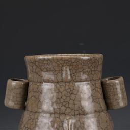 宋哥窯開片葫蘆瓶 古董古玩收藏品真品 仿古瓷器 宋瓷擺件 歷史價格詳細信息