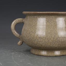 宋哥窯開片葫蘆瓶 古董古玩收藏品真品 仿古瓷器 宋瓷擺件 歷史價格詳細信息