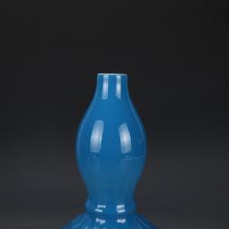 大清乾隆藍釉哥窯如意瓶 仿古瓷器古董古玩包老保真收藏品擺件 歷史價格詳細信息
