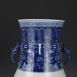 大清康熙鳳紋鼓釘罐 仿古瓷器 舊貨老貨 古董古玩 收藏品 歷史價格詳細信息