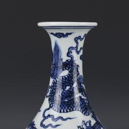 大明宣德纏枝蓮紋玉壺春瓶 仿古瓷器 舊貨老貨 古董古玩 收藏品 歷史價格詳細信息