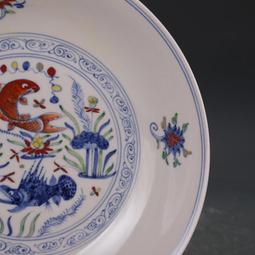 大明成化年制斗彩龍鳳紋天字罐 古董古玩收藏品 仿古瓷器 歷史價格詳細信息