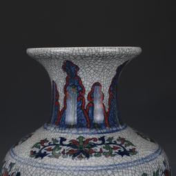 仿古瓷器鴛鴦雙耳瓶客廳擺件 景德鎮陶瓷花瓶 裝飾擺件瓷器 粉彩 歷史價格詳細信息